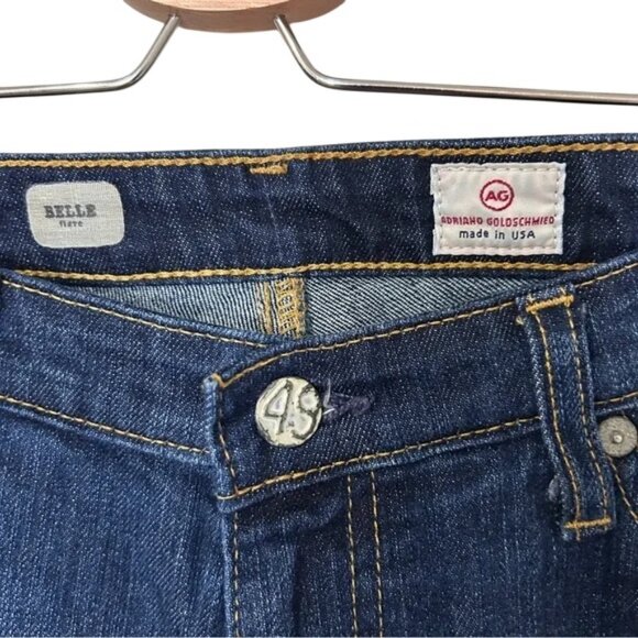 AG Adriano Goldschmied blue Belle flare jeans size 31R - Picture 6 of 11